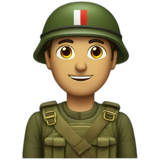 Italiano soldier emoji