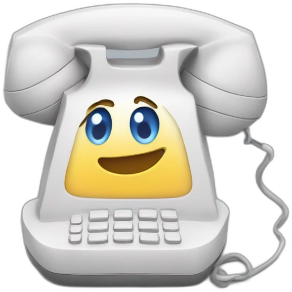 Un téléphone s'en file emoji