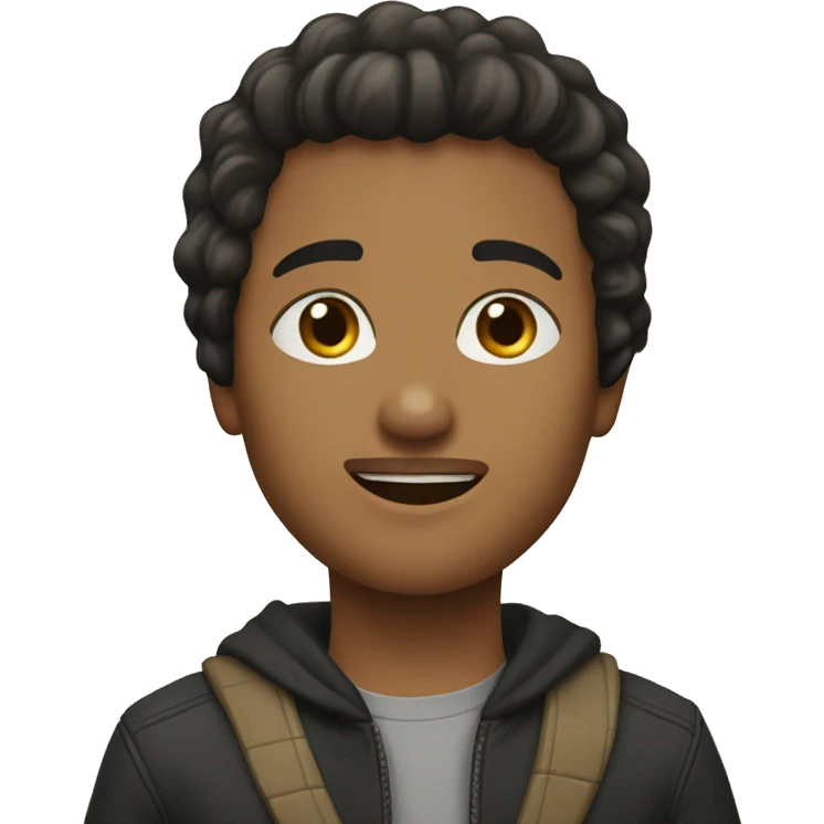 Девушка с алыми волосами emoji