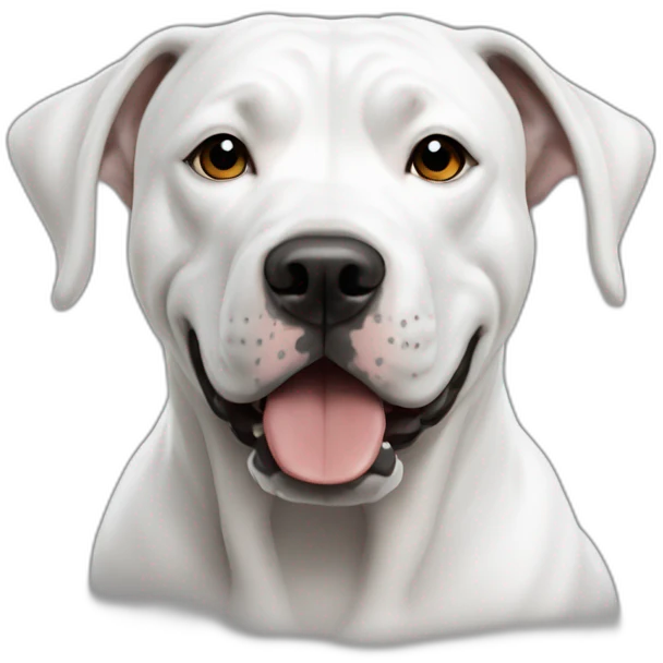 dogo argentino bebiendo mate emoji