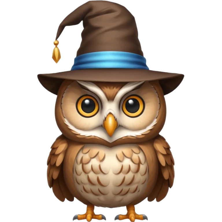 owl with magician hat emoji