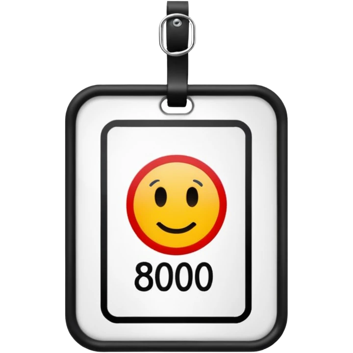 Tag with the price of 800₽ emoji