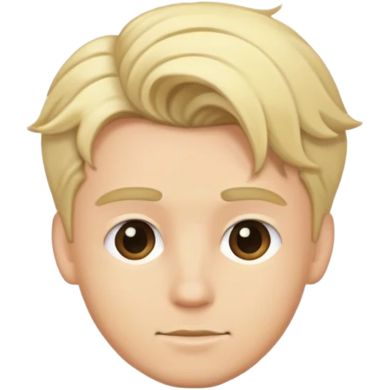 blonde male hairstyles emoji