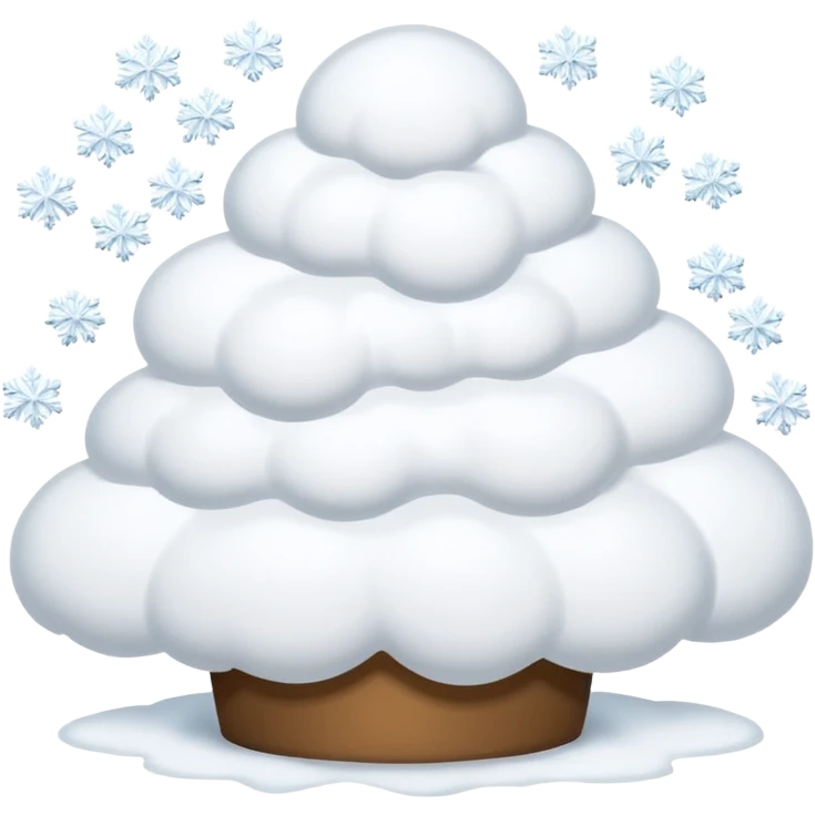A soft snowfall with large white flakes floating gently.























































 emoji
