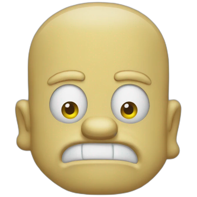 Homer qui dit salut emoji