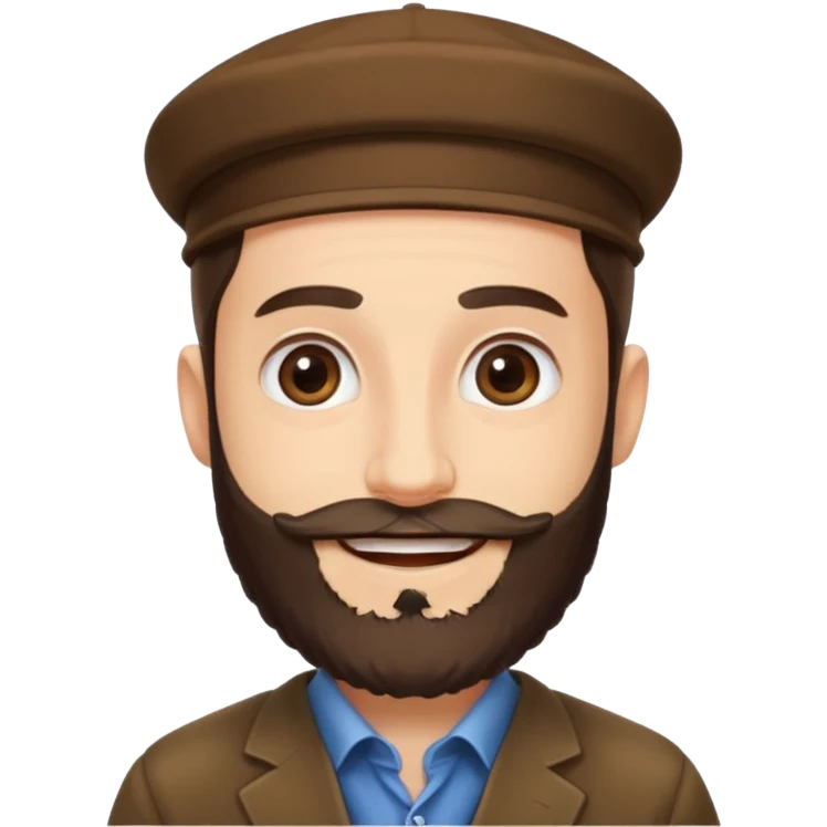 Stereotypical Jewish man emoji