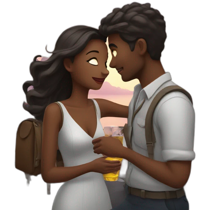travelling-romance emoji