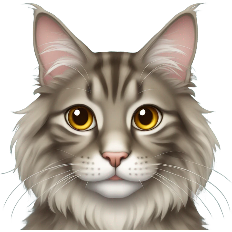 Maine coon cat emoji