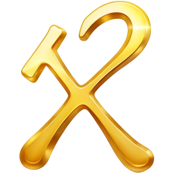 Ethereal golden vitamin K2 symbol floating beside a luminous glowing bone. The K2 symbol emits gentle rays of light that flow toward the bone, causing it to shine with a strengthening golden aura. emoji