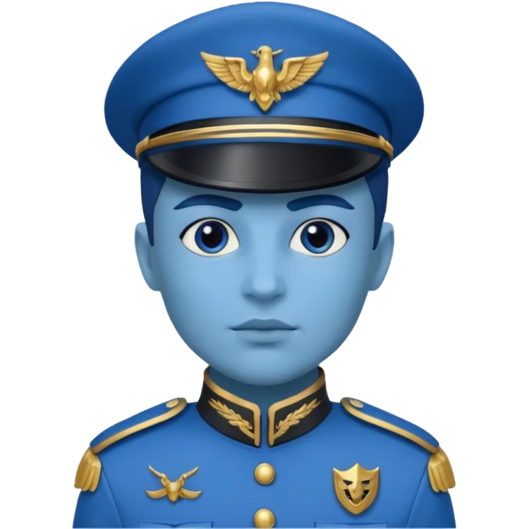 blue uniformed guardian emoji