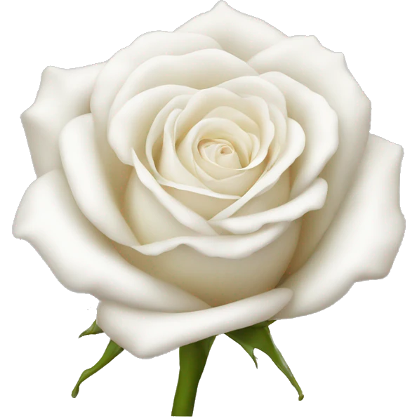 White rose emoji