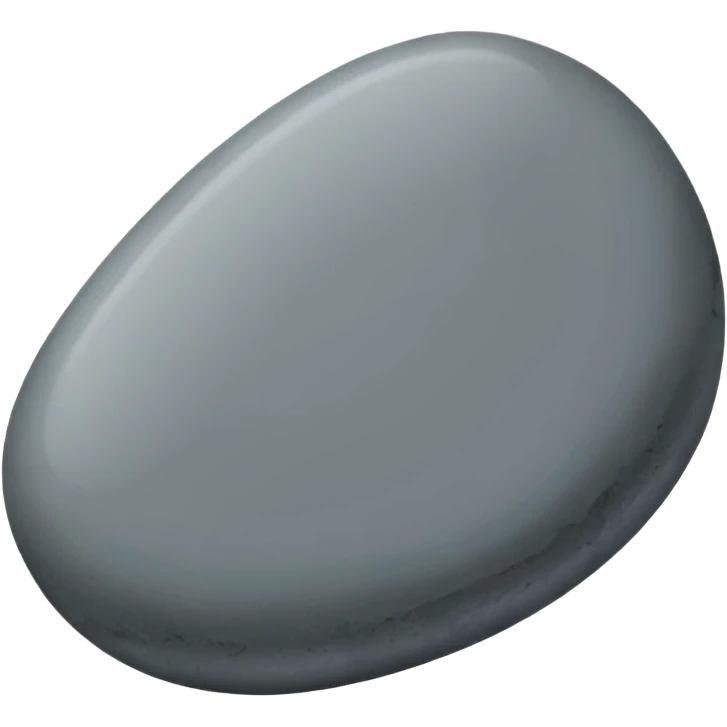 Smooth River Stone emoji