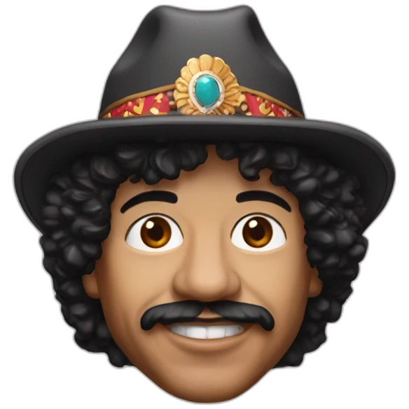 Carlos Santana Vegas emoji