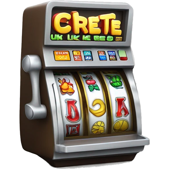 Create a unique emoji of a slot machine with three thumbs up across the top reel and the word like across the bottom reel and like money signs or coins coming out? emoji