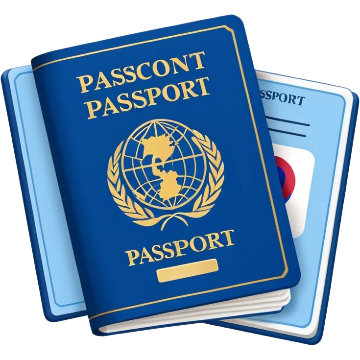 korean passport emoji