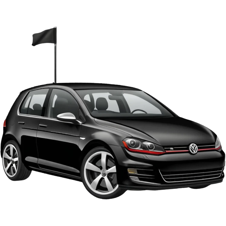 full black golf mk7  emoji