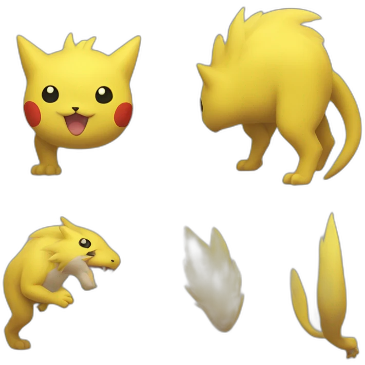 Pokémon jaune emoji