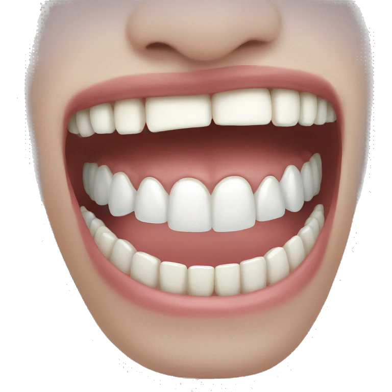 White teeth emoji