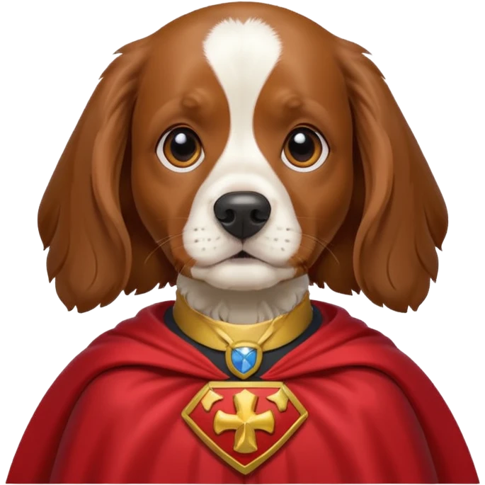 Cooler Spaniel Hero emoji