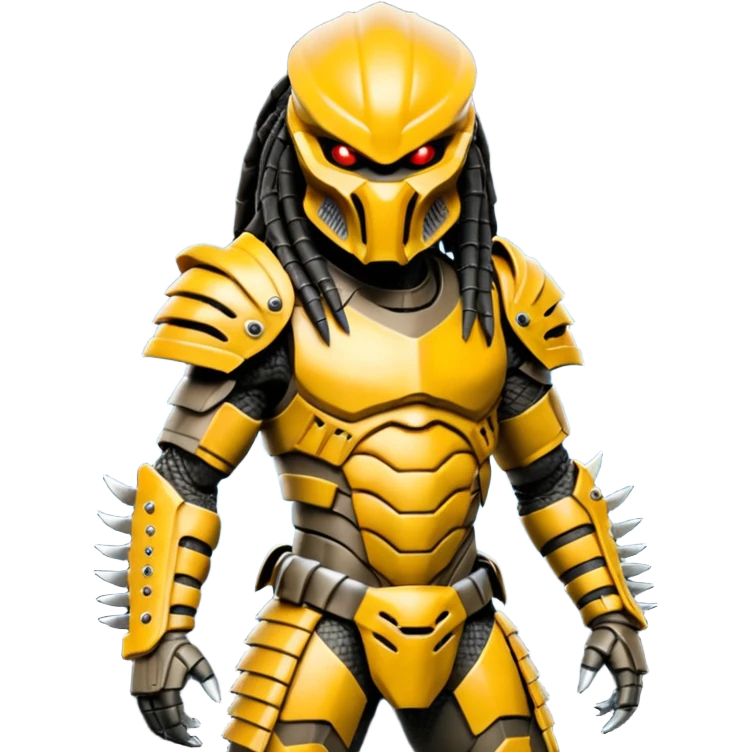 Predator from movie predator with armor emoji