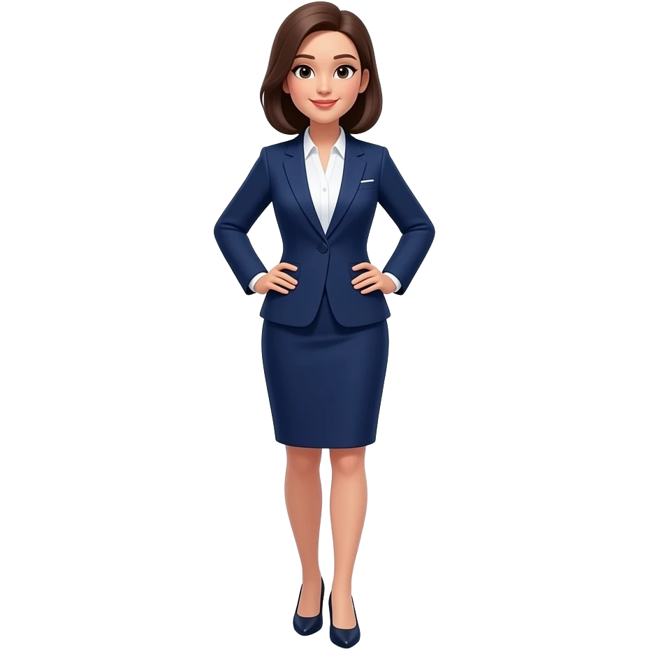 Women in Suit full body emoji