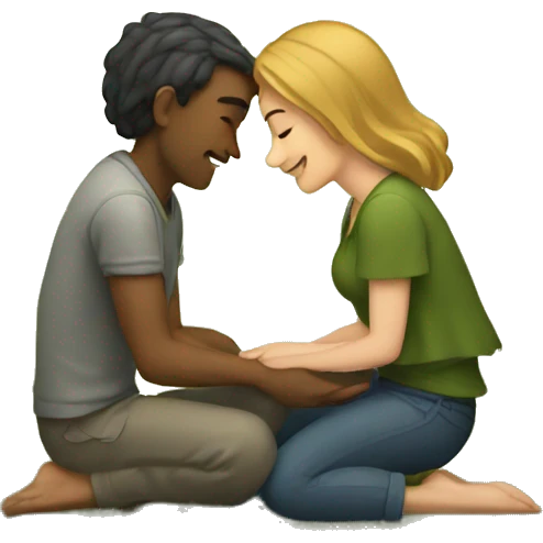 love in open book forests emoji