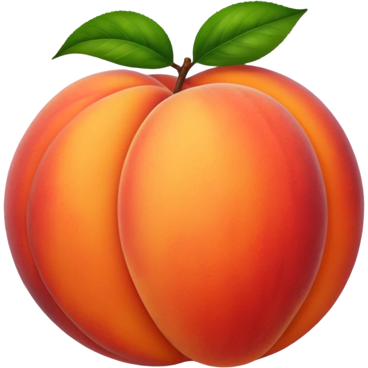 Peach emoji