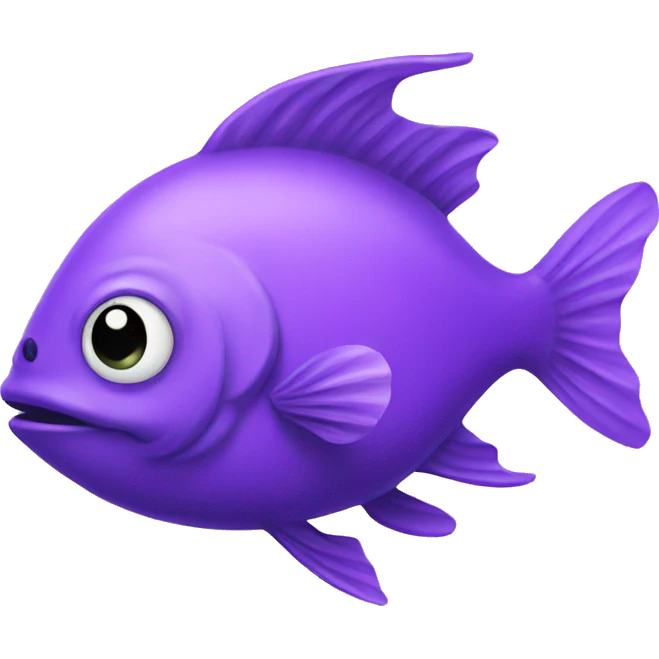 purple fish emoji