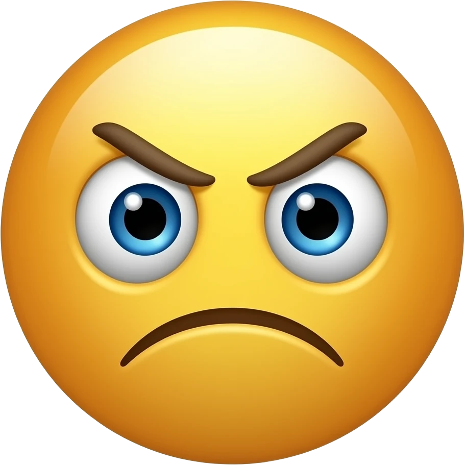 meme Fruncir el seño emoji