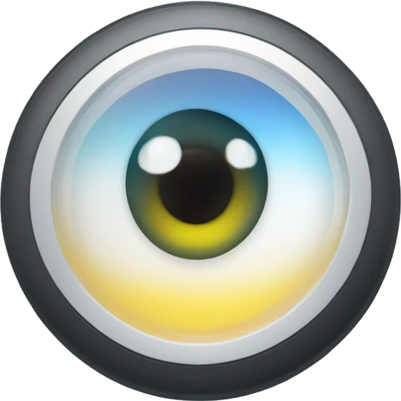 colorful portable contact lens case emoji