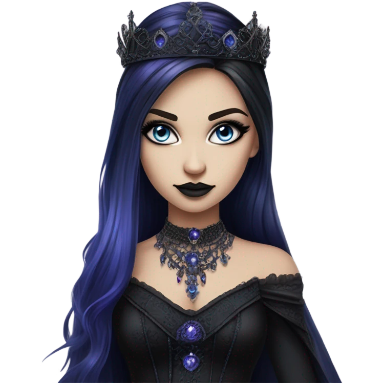 raven queen from mattel ever after high emoji