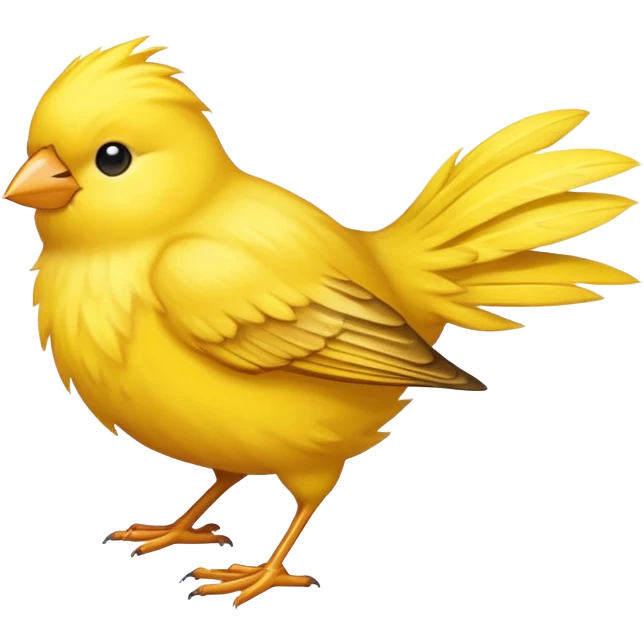 canary facing left emoji