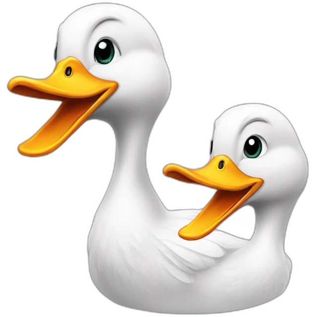 Duck VS goose emoji