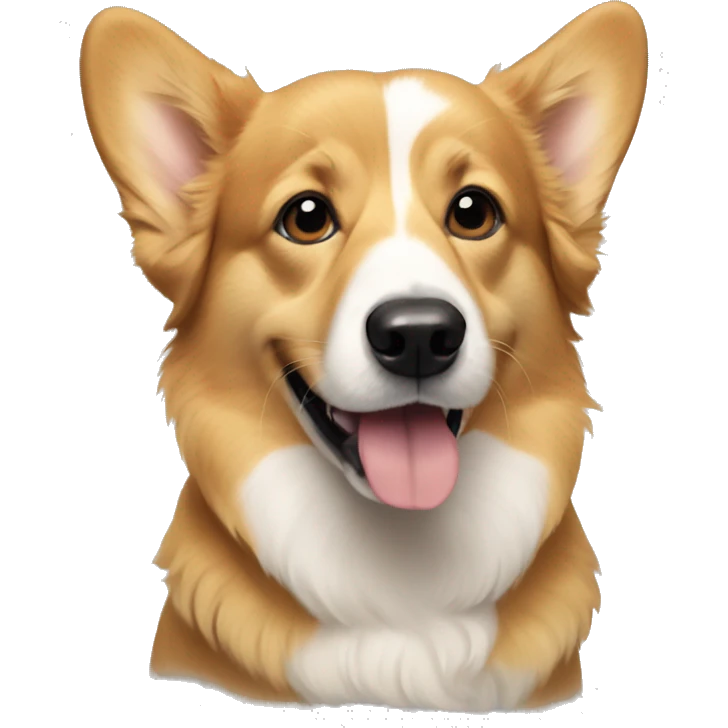 Corgi and golden retriever  emoji