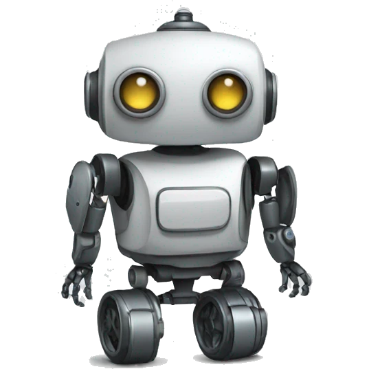 a robot,mini wheels,backpack,no legs emoji