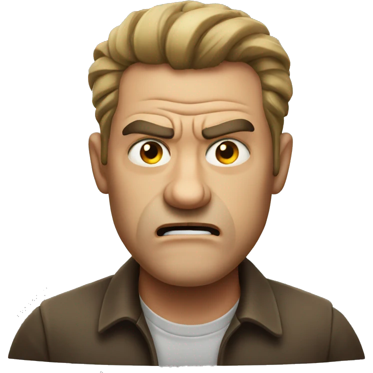 Angry man emoji