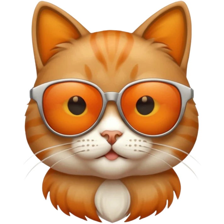 Cat wearing sunglasses emoji