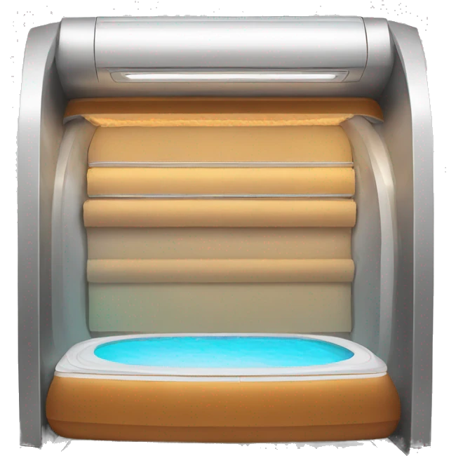 Tanning booth emoji
