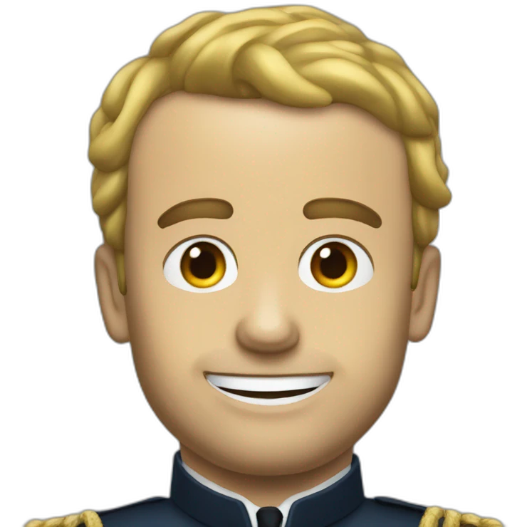 Macron le macaroni emoji