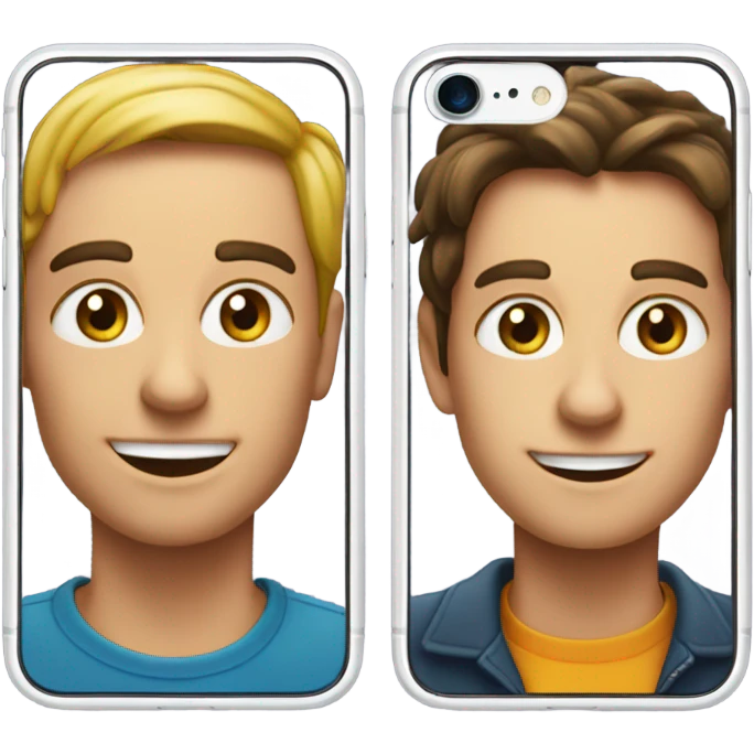 two iPhone emoji
