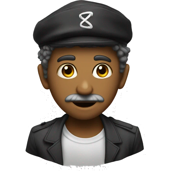פרצוף שמותח עין אחת למטה emoji