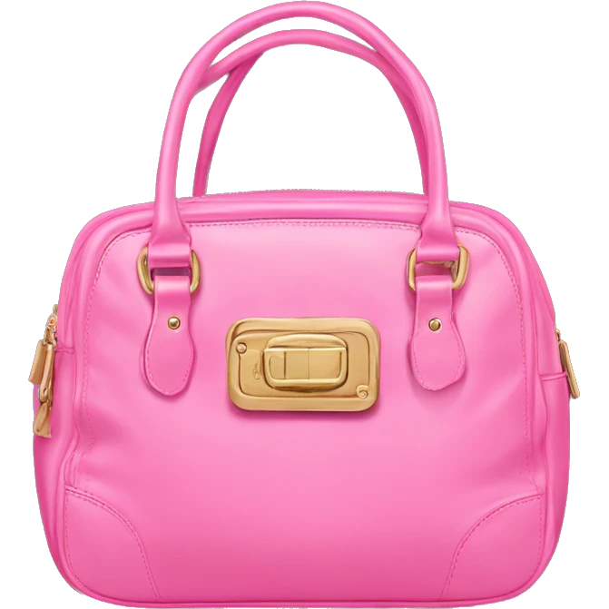 vintage juicy couture pink bag emoji
