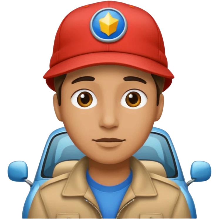 A car ave hat emoji