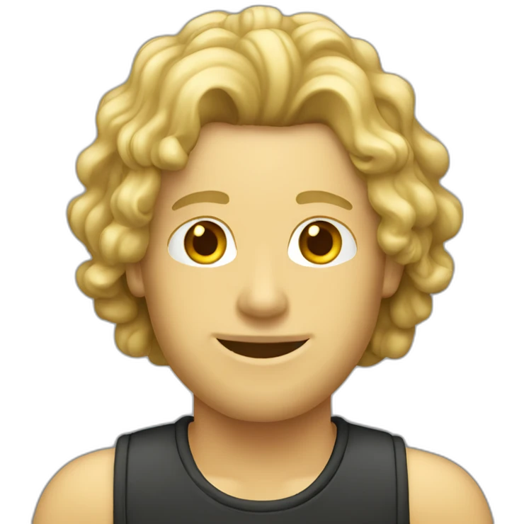Long-curly-blondehair-male-tuba-player emoji