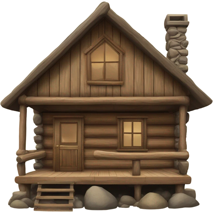 a frame cabin emoji