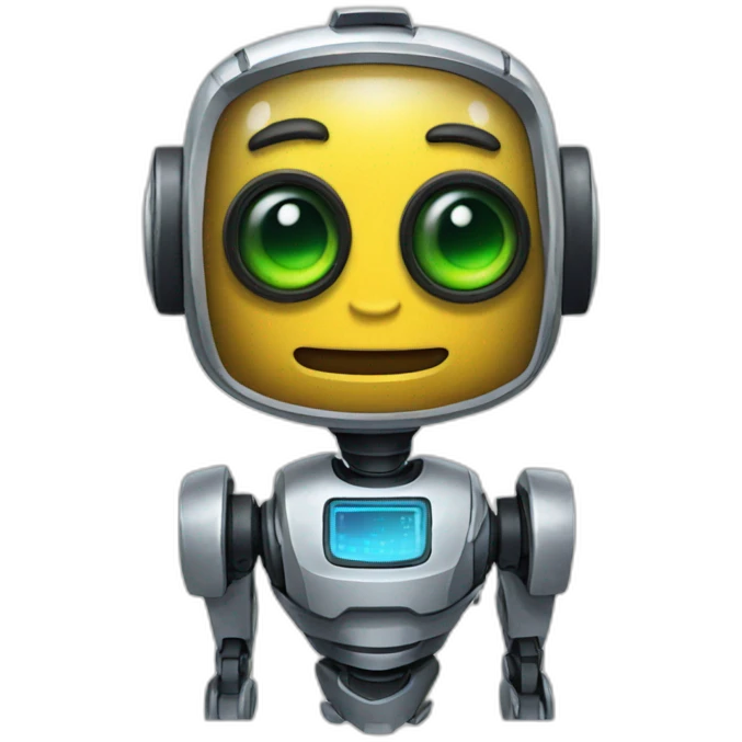 robot Cosmo's university  emoji
