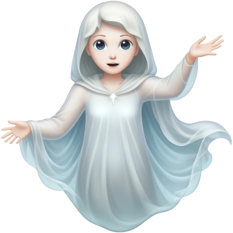 Ghost woman flying emoji