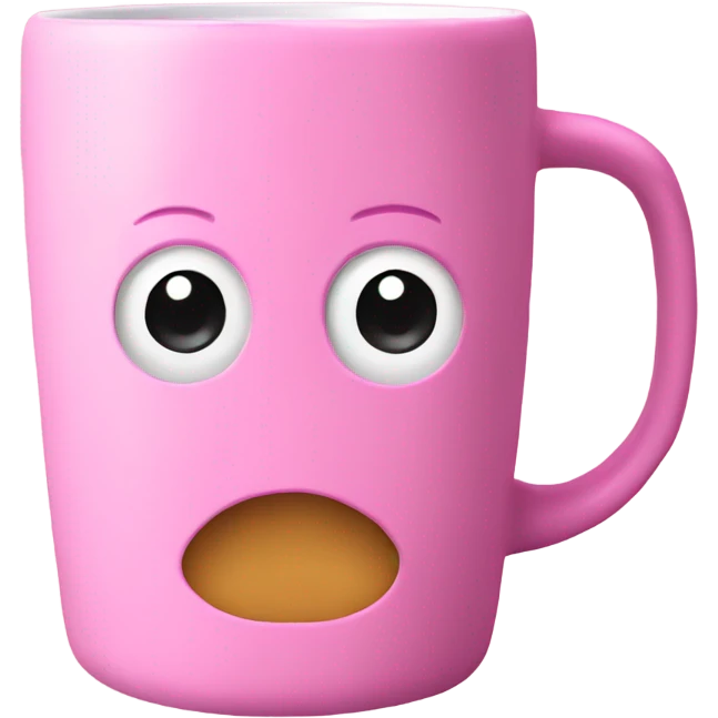 a pink insulated mug emoji