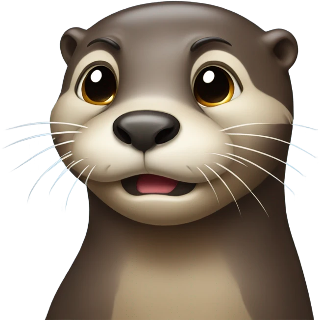 Crying otter emoji