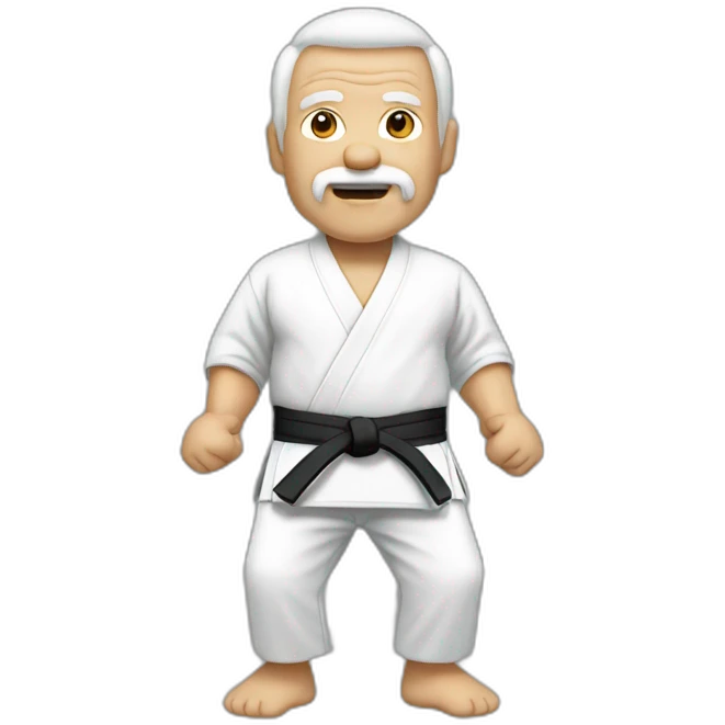 Old karate sensei emoji